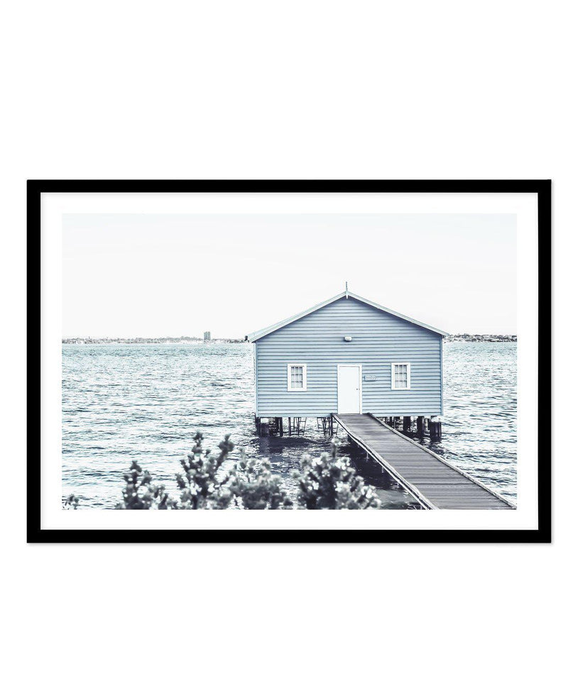 The Boathouse | WA Art Print-PRINT-Olive et Oriel-Olive et Oriel-A5 | 5.8" x 8.3" | 14.8 x 21cm-Black-With White Border-Buy-Australian-Art-Prints-Online-with-Olive-et-Oriel-Your-Artwork-Specialists-Austrailia-Decorate-With-Coastal-Photo-Wall-Art-Prints-From-Our-Beach-House-Artwork-Collection-Fine-Poster-and-Framed-Artwork