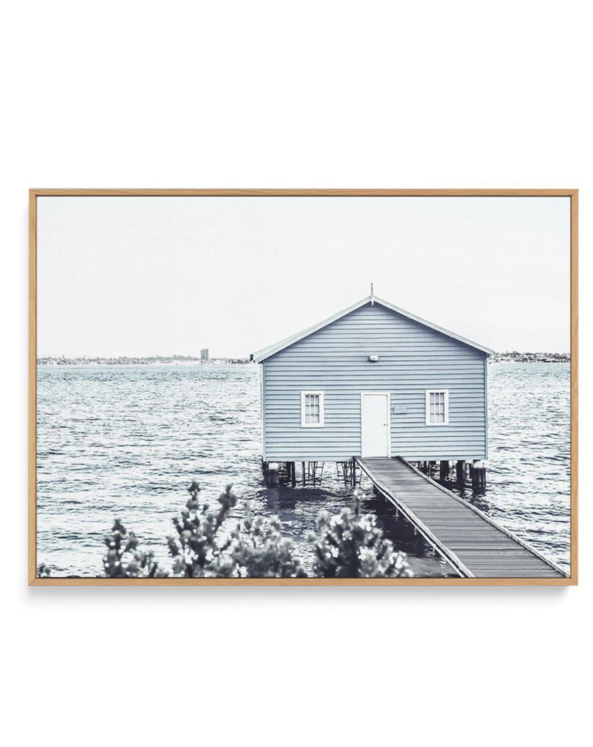 The Boathouse | WA | Framed Canvas-CANVAS-You can shop wall art online with Olive et Oriel for everything from abstract art to fun kids wall art. Our beautiful modern art prints and canvas art are available from large canvas prints to wall art paintings and our proudly Australian artwork collection offers only the highest quality framed large wall art and canvas art Australia - You can buy fashion photography prints or Hampton print posters and paintings on canvas from Olive et Oriel and have th