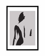The Body I Art Print-PRINT-Olive et Oriel-Olive et Oriel-A5 | 5.8" x 8.3" | 14.8 x 21cm-Black-With White Border-Buy-Australian-Art-Prints-Online-with-Olive-et-Oriel-Your-Artwork-Specialists-Austrailia-Decorate-With-Coastal-Photo-Wall-Art-Prints-From-Our-Beach-House-Artwork-Collection-Fine-Poster-and-Framed-Artwork