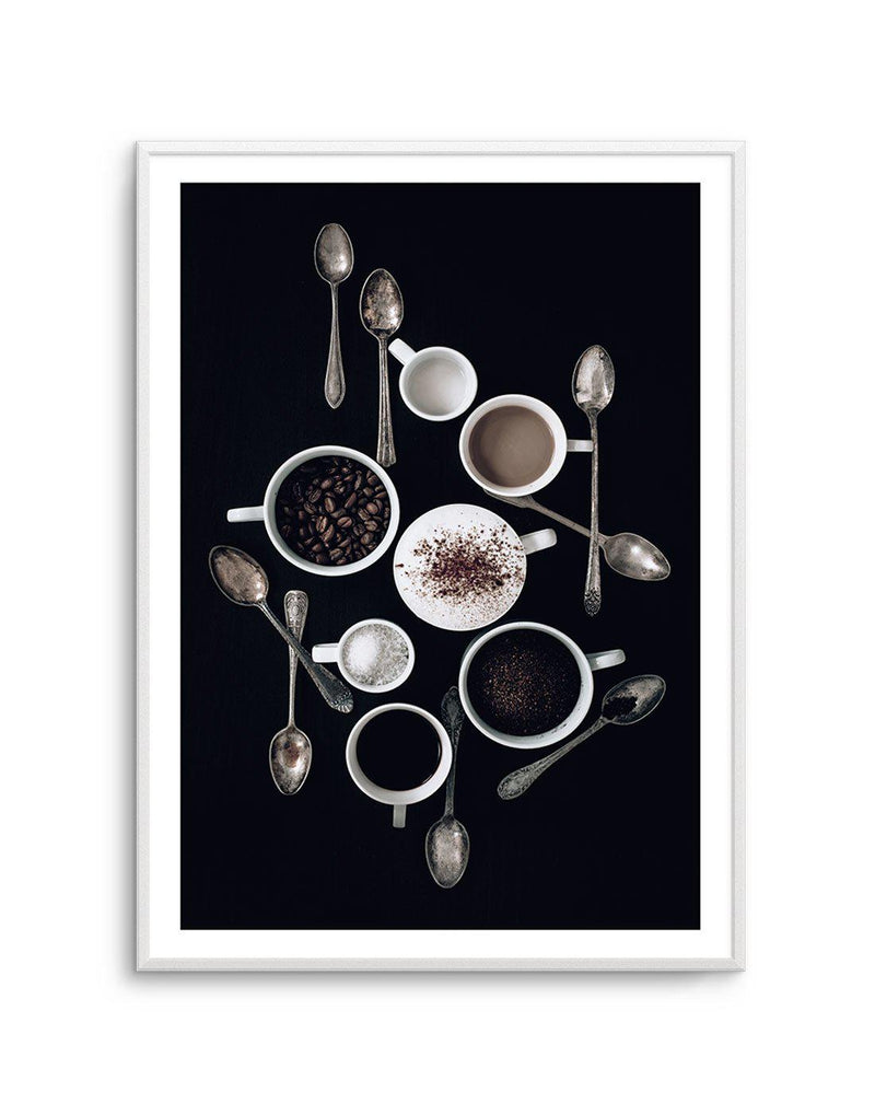 The Coffee Shot Art Print-PRINT-Olive et Oriel-Olive et Oriel-A5 | 5.8" x 8.3" | 14.8 x 21cm-Unframed Art Print-With White Border-Buy-Australian-Art-Prints-Online-with-Olive-et-Oriel-Your-Artwork-Specialists-Austrailia-Decorate-With-Coastal-Photo-Wall-Art-Prints-From-Our-Beach-House-Artwork-Collection-Fine-Poster-and-Framed-Artwork