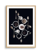 The Coffee Shot Art Print-PRINT-Olive et Oriel-Olive et Oriel-A5 | 5.8" x 8.3" | 14.8 x 21cm-Oak-With White Border-Buy-Australian-Art-Prints-Online-with-Olive-et-Oriel-Your-Artwork-Specialists-Austrailia-Decorate-With-Coastal-Photo-Wall-Art-Prints-From-Our-Beach-House-Artwork-Collection-Fine-Poster-and-Framed-Artwork