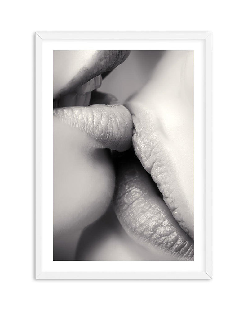 The Kiss Art Print-PRINT-Olive et Oriel-Olive et Oriel-A5 | 5.8" x 8.3" | 14.8 x 21cm-White-With White Border-Buy-Australian-Art-Prints-Online-with-Olive-et-Oriel-Your-Artwork-Specialists-Austrailia-Decorate-With-Coastal-Photo-Wall-Art-Prints-From-Our-Beach-House-Artwork-Collection-Fine-Poster-and-Framed-Artwork