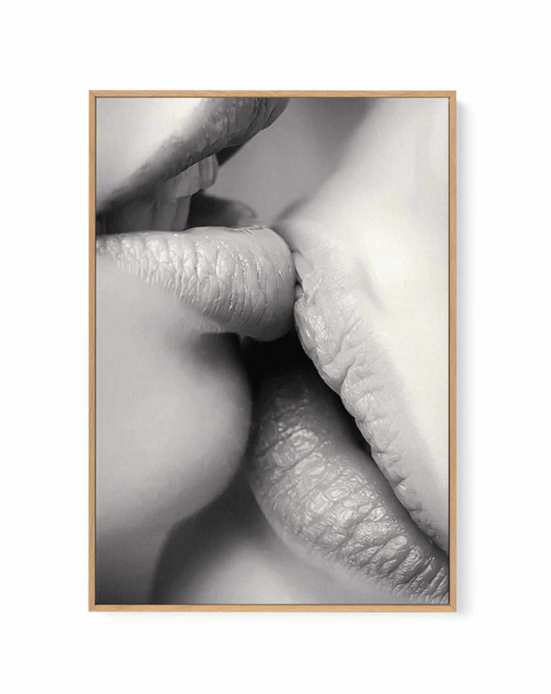 The Kiss | Framed Canvas Art Print