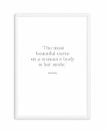 The Most Beautiful Curve Art Print-PRINT-Olive et Oriel-Olive et Oriel-A5 | 5.8" x 8.3" | 14.8 x 21cm-White-With White Border-Buy-Australian-Art-Prints-Online-with-Olive-et-Oriel-Your-Artwork-Specialists-Austrailia-Decorate-With-Coastal-Photo-Wall-Art-Prints-From-Our-Beach-House-Artwork-Collection-Fine-Poster-and-Framed-Artwork
