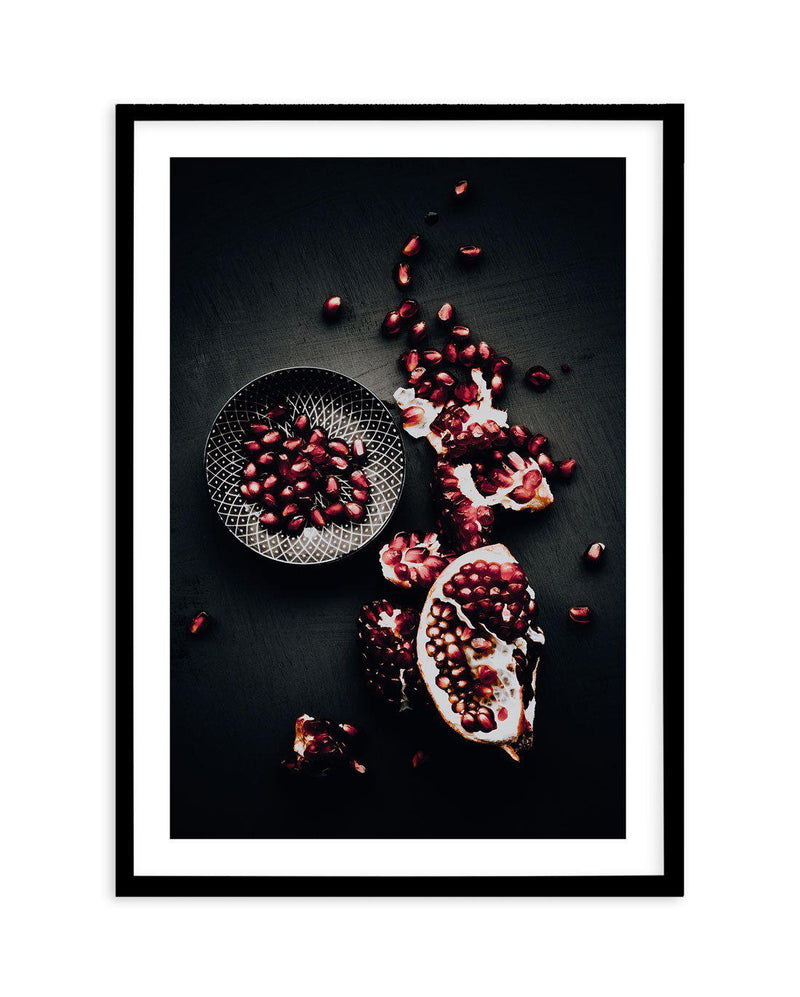 The Pomegranates Art Print-PRINT-Olive et Oriel-Olive et Oriel-A5 | 5.8" x 8.3" | 14.8 x 21cm-Black-With White Border-Buy-Australian-Art-Prints-Online-with-Olive-et-Oriel-Your-Artwork-Specialists-Austrailia-Decorate-With-Coastal-Photo-Wall-Art-Prints-From-Our-Beach-House-Artwork-Collection-Fine-Poster-and-Framed-Artwork