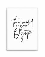 The World Is Your Oyster Art Print-PRINT-Olive et Oriel-Olive et Oriel-A5 | 5.8" x 8.3" | 14.8 x 21cm-Unframed Art Print-With White Border-Buy-Australian-Art-Prints-Online-with-Olive-et-Oriel-Your-Artwork-Specialists-Austrailia-Decorate-With-Coastal-Photo-Wall-Art-Prints-From-Our-Beach-House-Artwork-Collection-Fine-Poster-and-Framed-Artwork