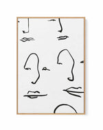 Their Faces II | Framed Canvas