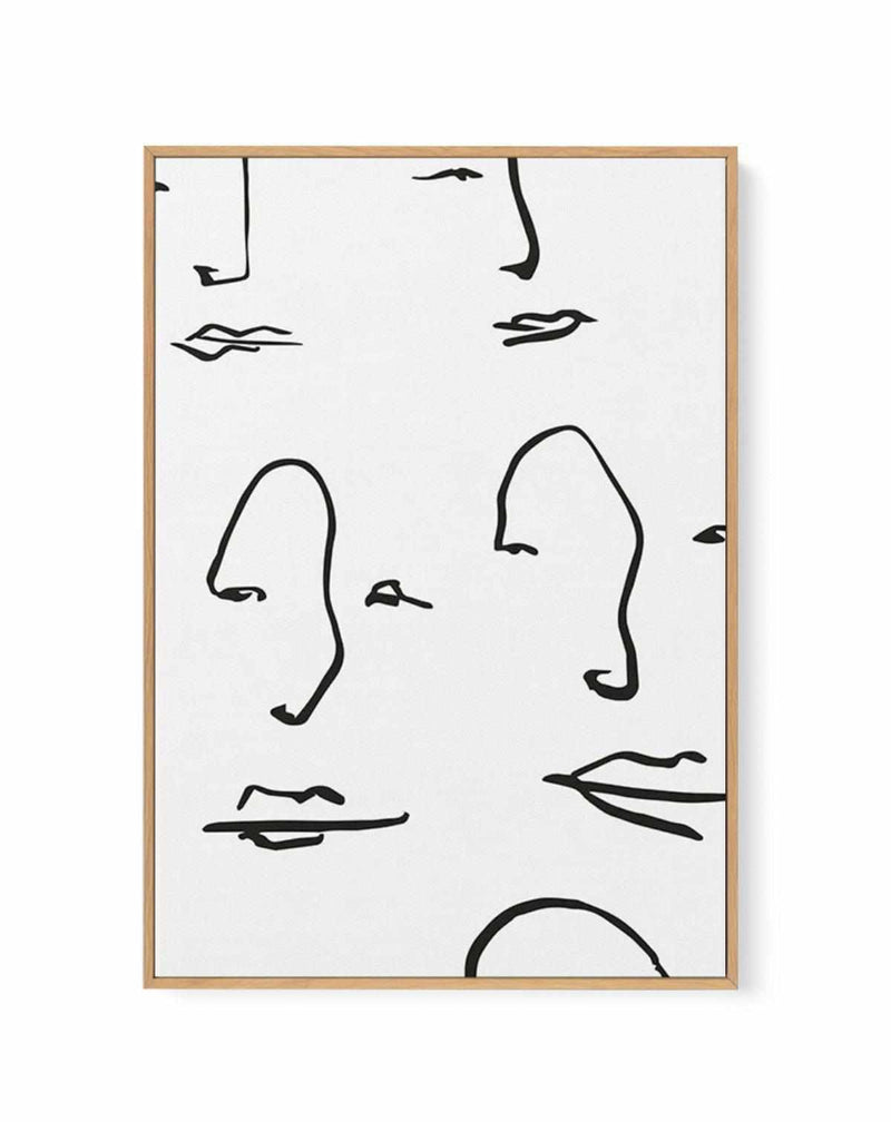 Their Faces II | Framed Canvas