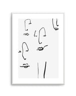 Their Faces I Art Print-PRINT-Olive et Oriel-Olive et Oriel-A4 | 8.3" x 11.7" | 21 x 29.7cm-Unframed Art Print-With White Border-Buy-Australian-Art-Prints-Online-with-Olive-et-Oriel-Your-Artwork-Specialists-Austrailia-Decorate-With-Coastal-Photo-Wall-Art-Prints-From-Our-Beach-House-Artwork-Collection-Fine-Poster-and-Framed-Artwork