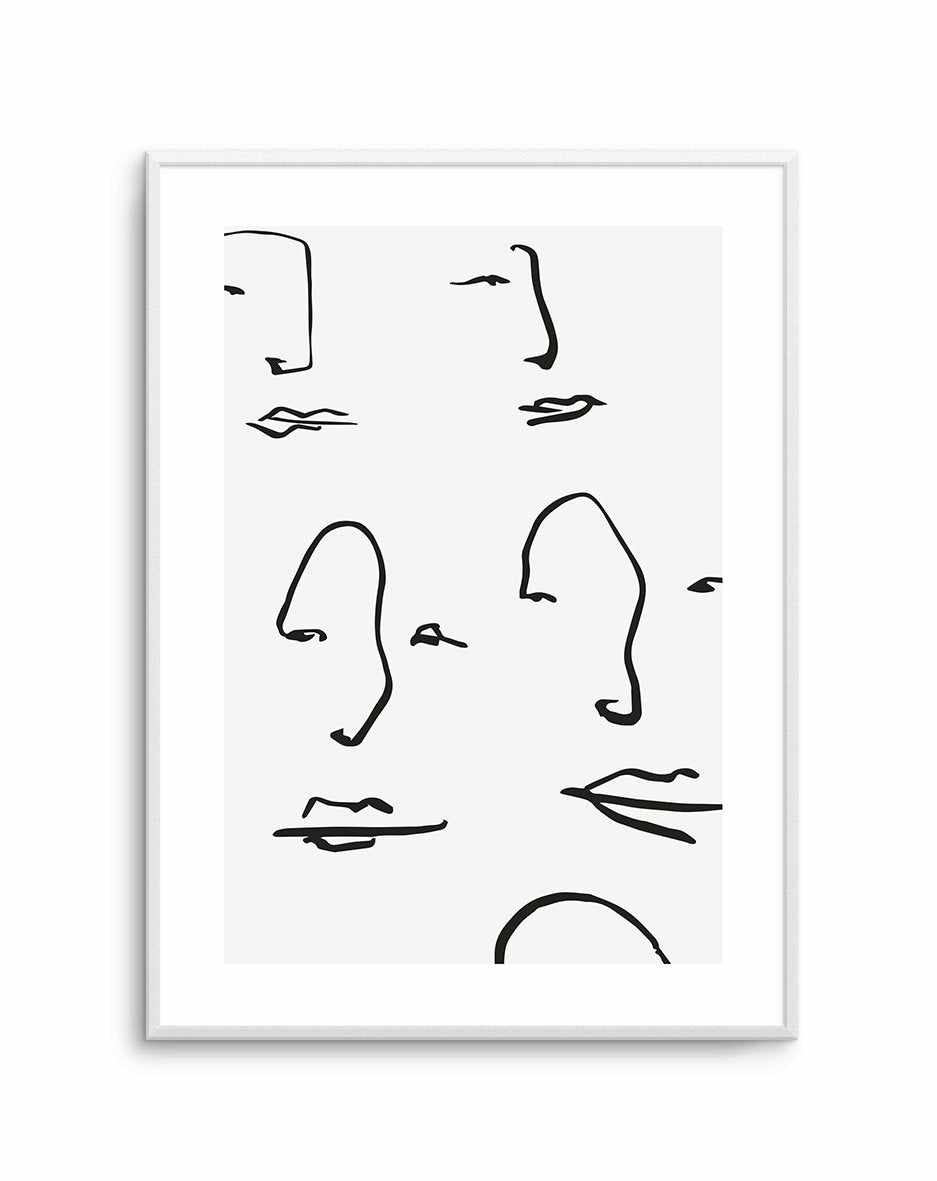 Their Faces II Art Print-PRINT-Olive et Oriel-Olive et Oriel-A4 | 8.3" x 11.7" | 21 x 29.7cm-Unframed Art Print-With White Border-Buy-Australian-Art-Prints-Online-with-Olive-et-Oriel-Your-Artwork-Specialists-Austrailia-Decorate-With-Coastal-Photo-Wall-Art-Prints-From-Our-Beach-House-Artwork-Collection-Fine-Poster-and-Framed-Artwork