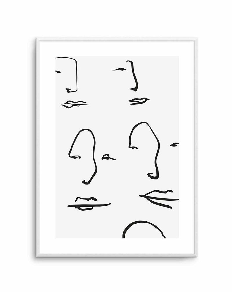 Their Faces II Art Print-PRINT-Olive et Oriel-Olive et Oriel-A4 | 8.3" x 11.7" | 21 x 29.7cm-Unframed Art Print-With White Border-Buy-Australian-Art-Prints-Online-with-Olive-et-Oriel-Your-Artwork-Specialists-Austrailia-Decorate-With-Coastal-Photo-Wall-Art-Prints-From-Our-Beach-House-Artwork-Collection-Fine-Poster-and-Framed-Artwork