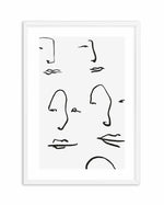 Their Faces II Art Print-PRINT-Olive et Oriel-Olive et Oriel-A4 | 8.3" x 11.7" | 21 x 29.7cm-White-With White Border-Buy-Australian-Art-Prints-Online-with-Olive-et-Oriel-Your-Artwork-Specialists-Austrailia-Decorate-With-Coastal-Photo-Wall-Art-Prints-From-Our-Beach-House-Artwork-Collection-Fine-Poster-and-Framed-Artwork