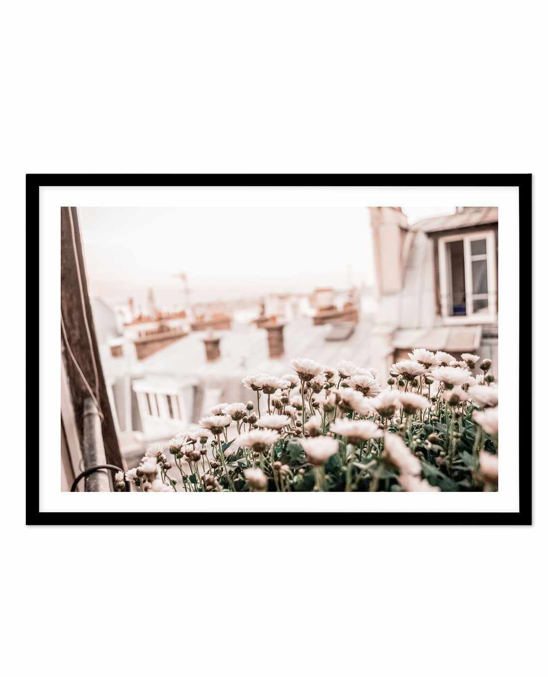 Through Parisian Windows Art Print-PRINT-Olive et Oriel-Olive et Oriel-A5 | 5.8" x 8.3" | 14.8 x 21cm-Black-With White Border-Buy-Australian-Art-Prints-Online-with-Olive-et-Oriel-Your-Artwork-Specialists-Austrailia-Decorate-With-Coastal-Photo-Wall-Art-Prints-From-Our-Beach-House-Artwork-Collection-Fine-Poster-and-Framed-Artwork