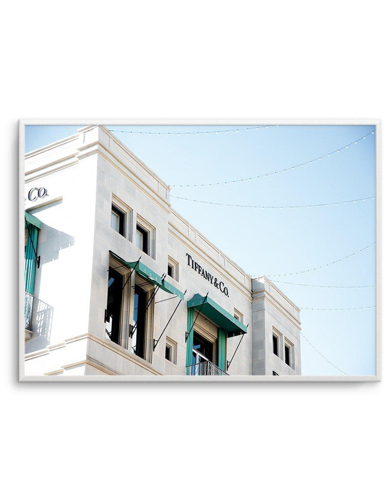 Tiffany & Co | Rodeo Drive | LS Art Print-PRINT-Olive et Oriel-Olive et Oriel-A4 | 8.3" x 11.7" | 21 x 29.7cm-Unframed Art Print-With White Border-Buy-Australian-Art-Prints-Online-with-Olive-et-Oriel-Your-Artwork-Specialists-Austrailia-Decorate-With-Coastal-Photo-Wall-Art-Prints-From-Our-Beach-House-Artwork-Collection-Fine-Poster-and-Framed-Artwork