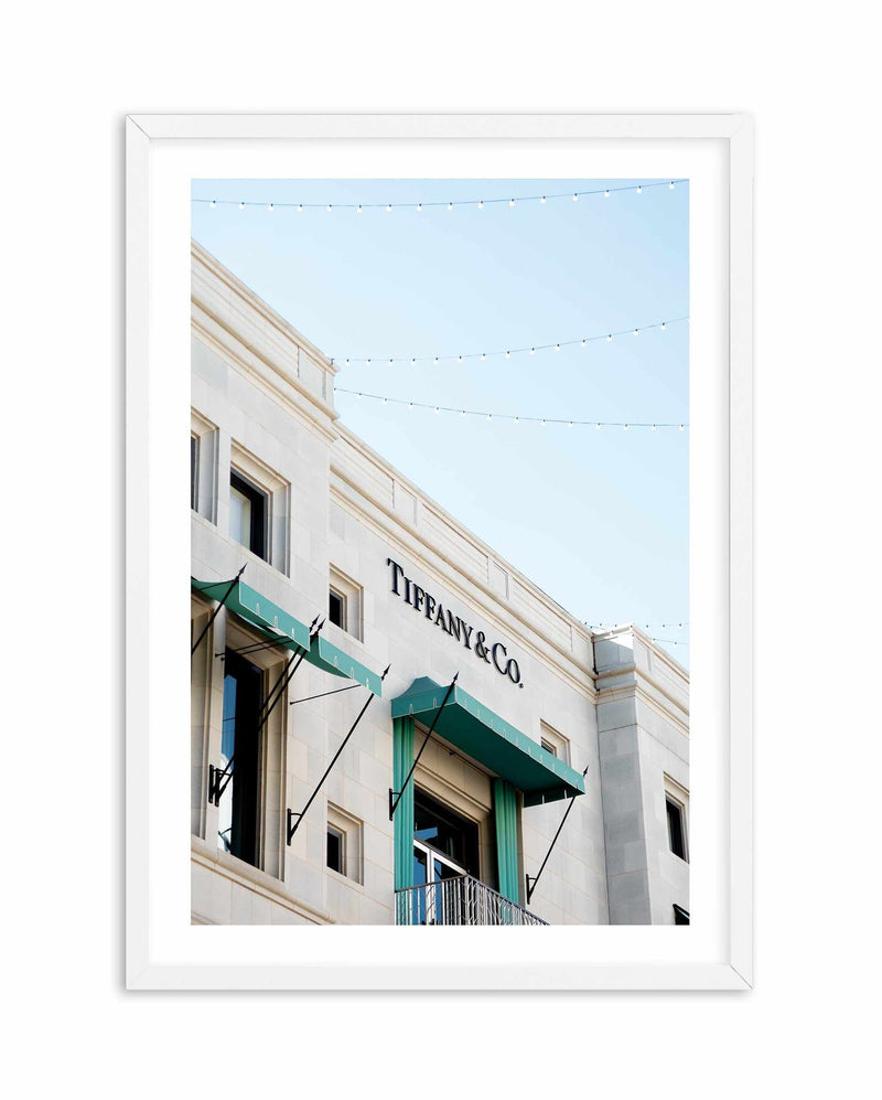 Tiffany & Co | Rodeo Drive | PT Art Print-PRINT-Olive et Oriel-Olive et Oriel-A4 | 8.3" x 11.7" | 21 x 29.7cm-White-With White Border-Buy-Australian-Art-Prints-Online-with-Olive-et-Oriel-Your-Artwork-Specialists-Austrailia-Decorate-With-Coastal-Photo-Wall-Art-Prints-From-Our-Beach-House-Artwork-Collection-Fine-Poster-and-Framed-Artwork