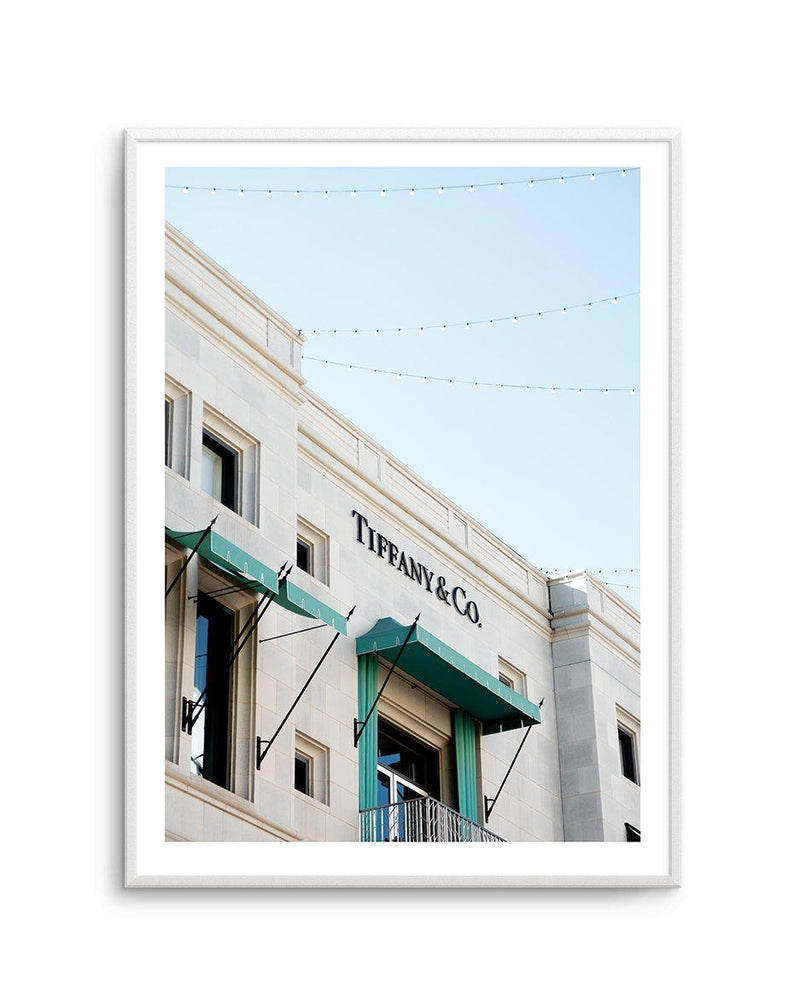 Tiffany & Co | Rodeo Drive | PT Art Print-PRINT-Olive et Oriel-Olive et Oriel-A4 | 8.3" x 11.7" | 21 x 29.7cm-Unframed Art Print-With White Border-Buy-Australian-Art-Prints-Online-with-Olive-et-Oriel-Your-Artwork-Specialists-Austrailia-Decorate-With-Coastal-Photo-Wall-Art-Prints-From-Our-Beach-House-Artwork-Collection-Fine-Poster-and-Framed-Artwork