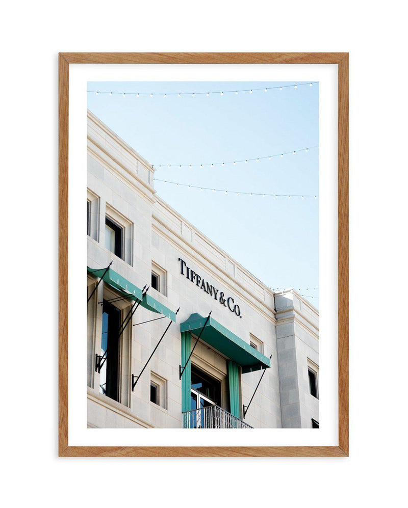 Tiffany & Co | Rodeo Drive | PT Art Print-PRINT-Olive et Oriel-Olive et Oriel-50x70 cm | 19.6" x 27.5"-Walnut-With White Border-Buy-Australian-Art-Prints-Online-with-Olive-et-Oriel-Your-Artwork-Specialists-Austrailia-Decorate-With-Coastal-Photo-Wall-Art-Prints-From-Our-Beach-House-Artwork-Collection-Fine-Poster-and-Framed-Artwork