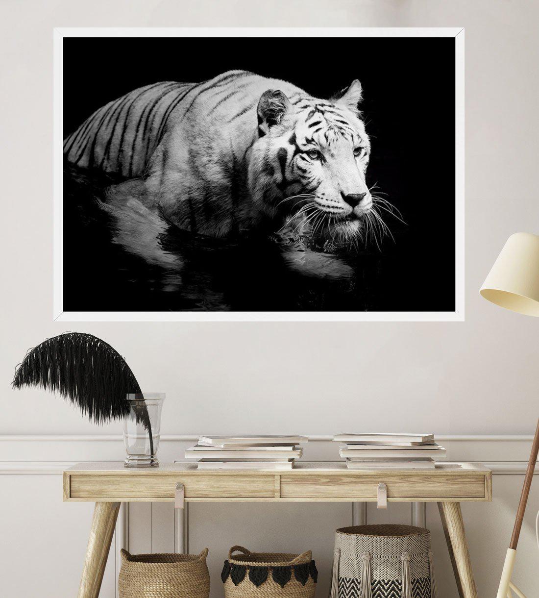 Tigre De Nuit | LS Art Print-PRINT-Olive et Oriel-Olive et Oriel-Buy-Australian-Art-Prints-Online-with-Olive-et-Oriel-Your-Artwork-Specialists-Austrailia-Decorate-With-Coastal-Photo-Wall-Art-Prints-From-Our-Beach-House-Artwork-Collection-Fine-Poster-and-Framed-Artwork