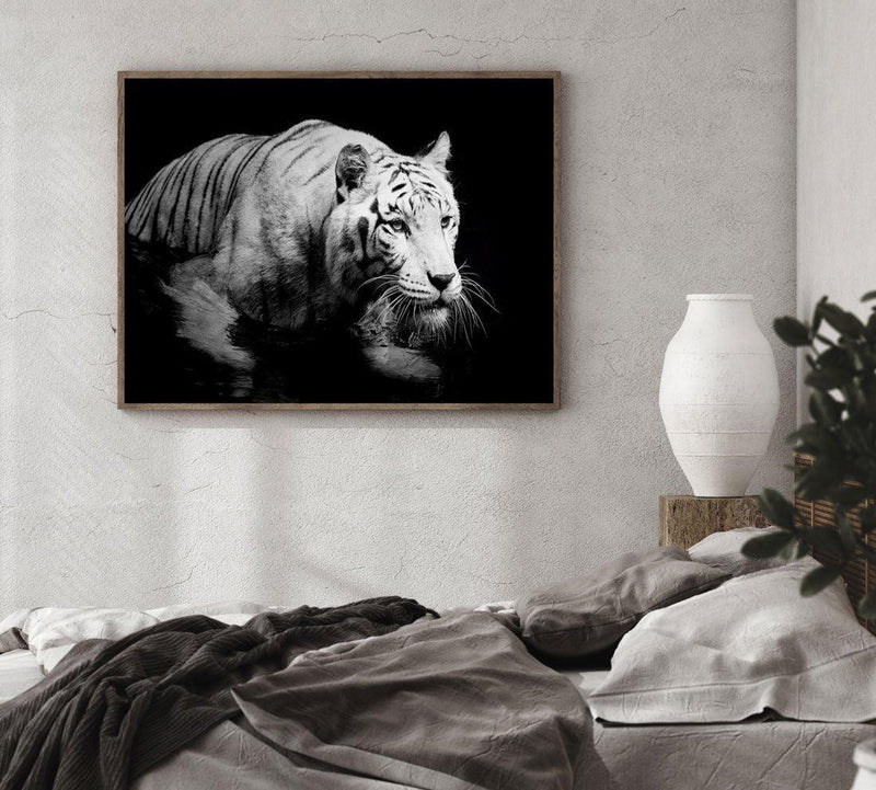 Tigre De Nuit | LS Art Print-PRINT-Olive et Oriel-Olive et Oriel-Buy-Australian-Art-Prints-Online-with-Olive-et-Oriel-Your-Artwork-Specialists-Austrailia-Decorate-With-Coastal-Photo-Wall-Art-Prints-From-Our-Beach-House-Artwork-Collection-Fine-Poster-and-Framed-Artwork