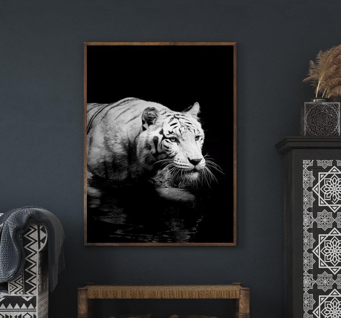 Tigre De Nuit | PT Art Print-PRINT-Olive et Oriel-Olive et Oriel-Buy-Australian-Art-Prints-Online-with-Olive-et-Oriel-Your-Artwork-Specialists-Austrailia-Decorate-With-Coastal-Photo-Wall-Art-Prints-From-Our-Beach-House-Artwork-Collection-Fine-Poster-and-Framed-Artwork