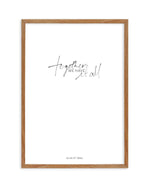 Together, We Have It All | Hand scripted Art Print-PRINT-Olive et Oriel-Olive et Oriel-50x70 cm | 19.6" x 27.5"-Walnut-With White Border-Buy-Australian-Art-Prints-Online-with-Olive-et-Oriel-Your-Artwork-Specialists-Austrailia-Decorate-With-Coastal-Photo-Wall-Art-Prints-From-Our-Beach-House-Artwork-Collection-Fine-Poster-and-Framed-Artwork