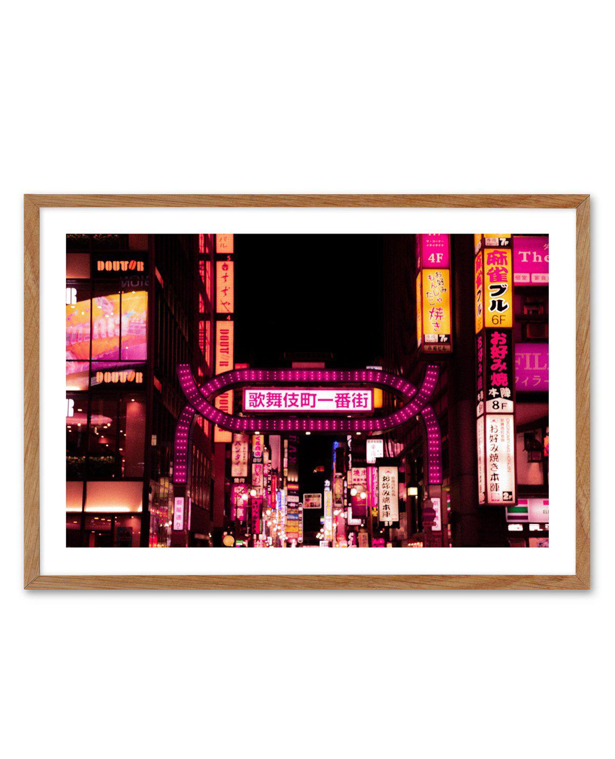 Tokyo Red Light District I Art Print-PRINT-Olive et Oriel-Olive et Oriel-50x70 cm | 19.6" x 27.5"-Walnut-With White Border-Buy-Australian-Art-Prints-Online-with-Olive-et-Oriel-Your-Artwork-Specialists-Austrailia-Decorate-With-Coastal-Photo-Wall-Art-Prints-From-Our-Beach-House-Artwork-Collection-Fine-Poster-and-Framed-Artwork