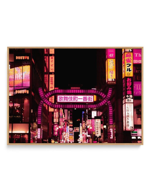Tokyo Red Light District I | Framed Canvas-CANVAS-You can shop wall art online with Olive et Oriel for everything from abstract art to fun kids wall art. Our beautiful modern art prints and canvas art are available from large canvas prints to wall art paintings and our proudly Australian artwork collection offers only the highest quality framed large wall art and canvas art Australia - You can buy fashion photography prints or Hampton print posters and paintings on canvas from Olive et Oriel and