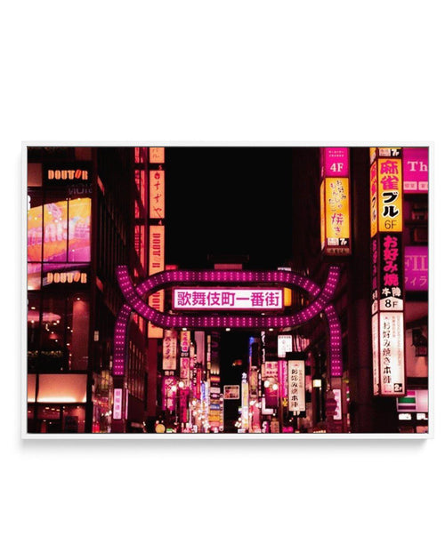 Tokyo Red Light District I | Framed Canvas-CANVAS-You can shop wall art online with Olive et Oriel for everything from abstract art to fun kids wall art. Our beautiful modern art prints and canvas art are available from large canvas prints to wall art paintings and our proudly Australian artwork collection offers only the highest quality framed large wall art and canvas art Australia - You can buy fashion photography prints or Hampton print posters and paintings on canvas from Olive et Oriel and