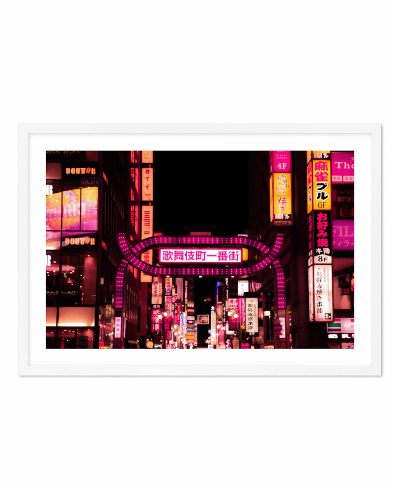 Tokyo Red Light District I Art Print-PRINT-Olive et Oriel-Olive et Oriel-A4 | 8.3" x 11.7" | 21 x 29.7cm-White-With White Border-Buy-Australian-Art-Prints-Online-with-Olive-et-Oriel-Your-Artwork-Specialists-Austrailia-Decorate-With-Coastal-Photo-Wall-Art-Prints-From-Our-Beach-House-Artwork-Collection-Fine-Poster-and-Framed-Artwork