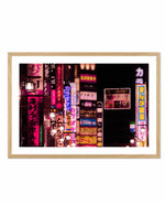 Tokyo Red Light District II Art Print-PRINT-Olive et Oriel-Olive et Oriel-A4 | 8.3" x 11.7" | 21 x 29.7cm-Oak-With White Border-Buy-Australian-Art-Prints-Online-with-Olive-et-Oriel-Your-Artwork-Specialists-Austrailia-Decorate-With-Coastal-Photo-Wall-Art-Prints-From-Our-Beach-House-Artwork-Collection-Fine-Poster-and-Framed-Artwork