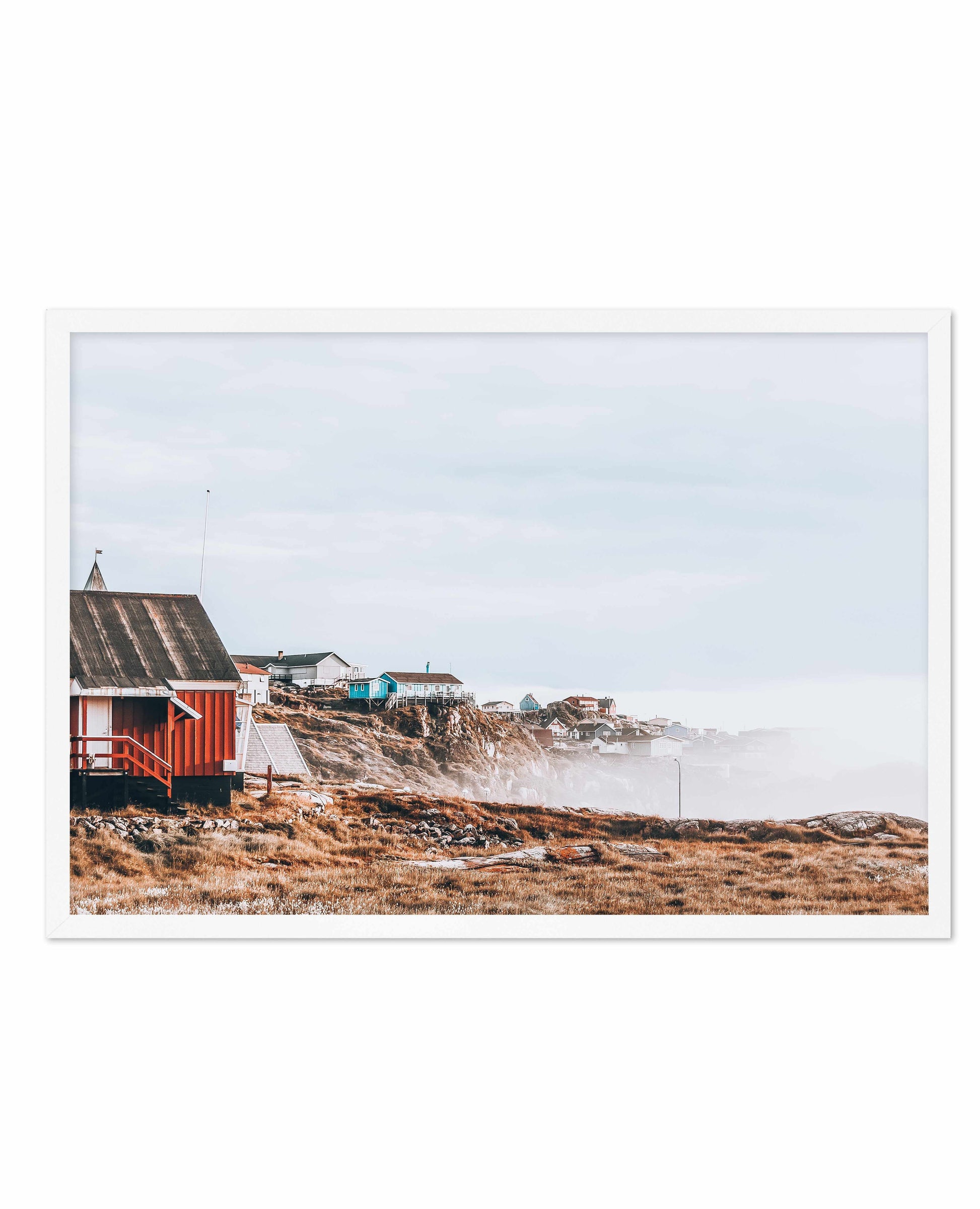 Town By The Sea Art Print-PRINT-Olive et Oriel-Olive et Oriel-A5 | 5.8" x 8.3" | 14.8 x 21cm-White-With White Border-Buy-Australian-Art-Prints-Online-with-Olive-et-Oriel-Your-Artwork-Specialists-Austrailia-Decorate-With-Coastal-Photo-Wall-Art-Prints-From-Our-Beach-House-Artwork-Collection-Fine-Poster-and-Framed-Artwork