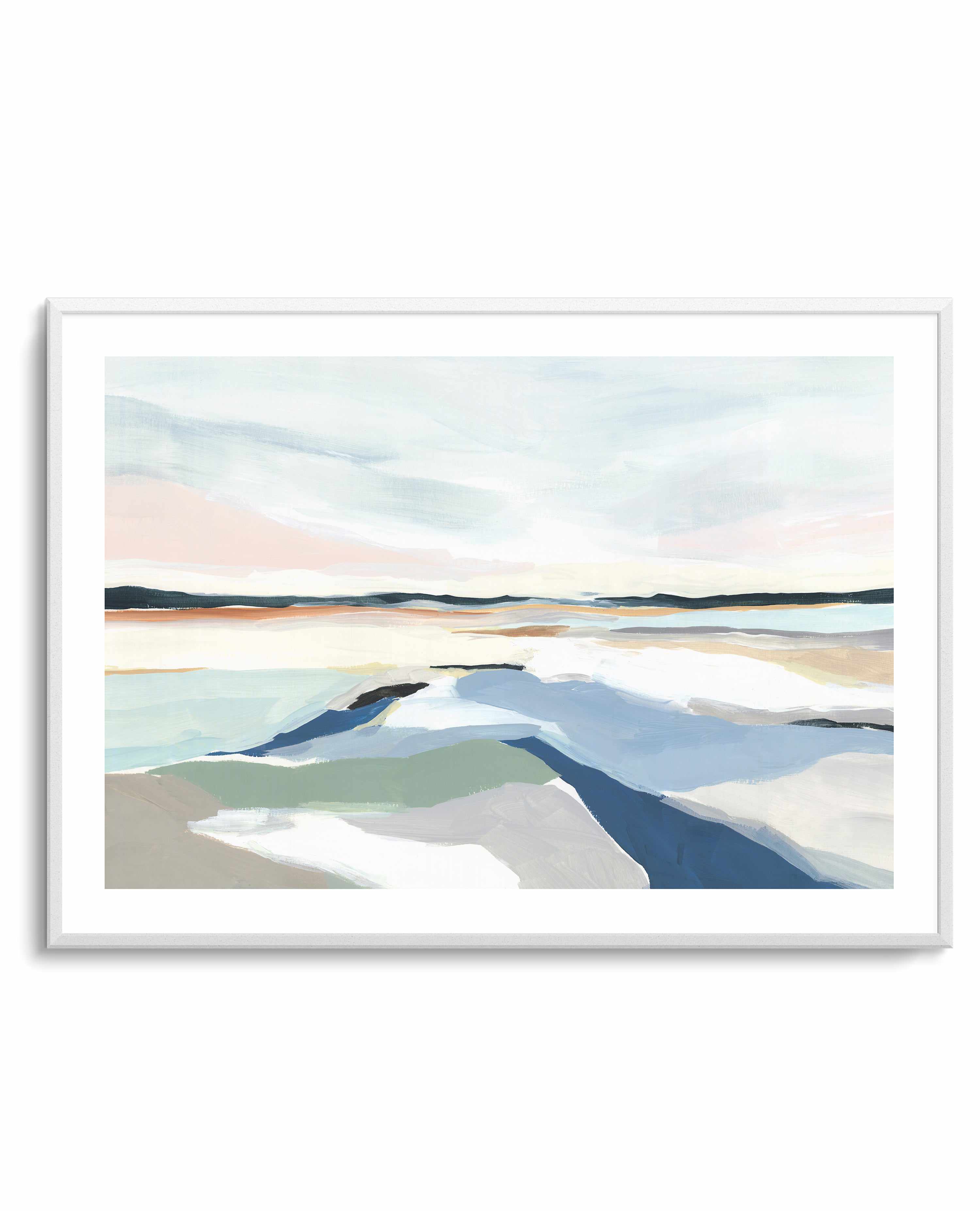 Tranquil Landscape Painting Framed Art Print or Poster – Olive et Oriel