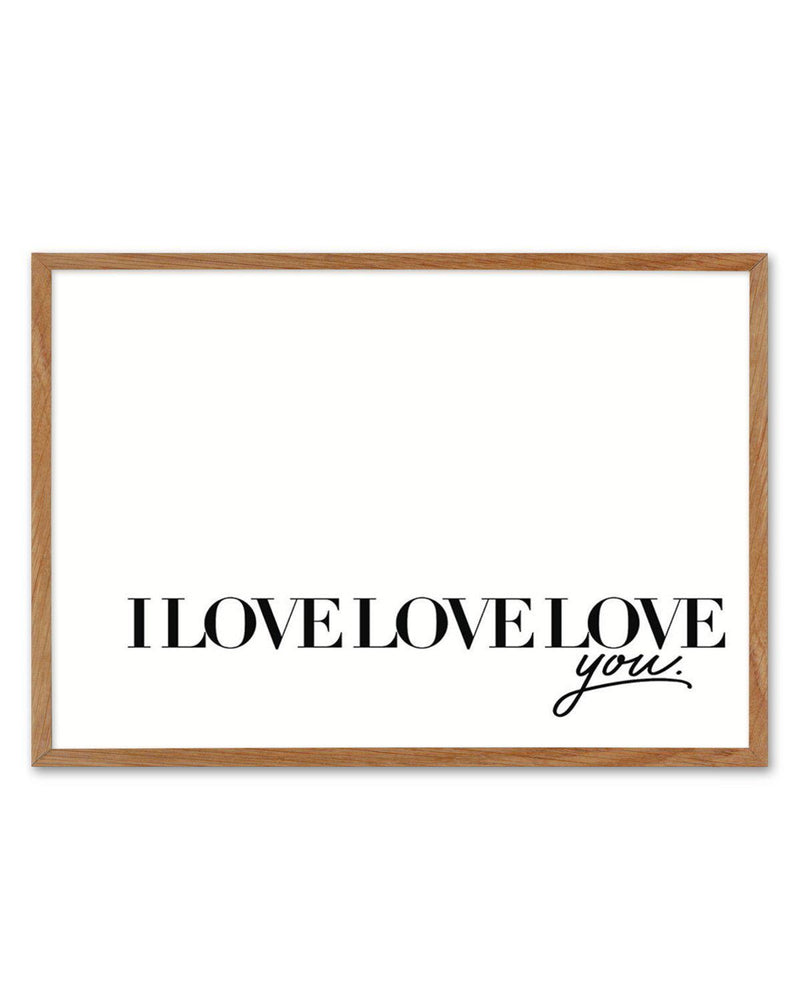 Triple the Love Art Print-PRINT-Olive et Oriel-Olive et Oriel-50x70 cm | 19.6" x 27.5"-Walnut-With White Border-Buy-Australian-Art-Prints-Online-with-Olive-et-Oriel-Your-Artwork-Specialists-Austrailia-Decorate-With-Coastal-Photo-Wall-Art-Prints-From-Our-Beach-House-Artwork-Collection-Fine-Poster-and-Framed-Artwork