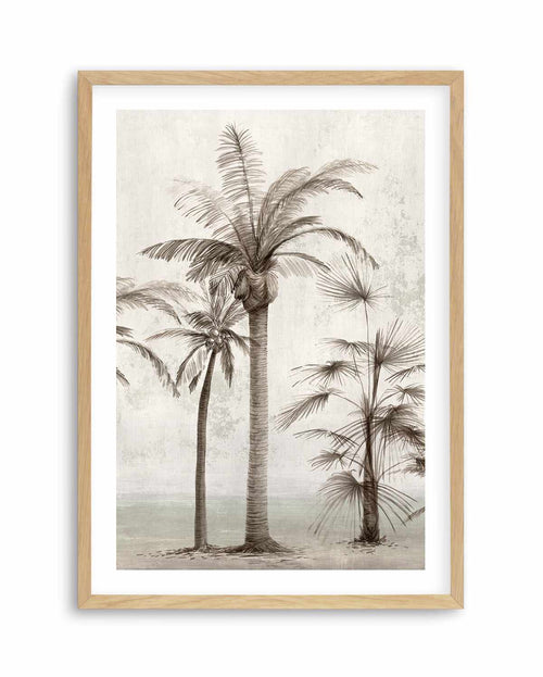 Tropic Palm I Art Print-PRINT-Olive et Oriel-PI Creative-A5 | 5.8" x 8.3" | 14.8 x 21cm-Oak-With White Border-Buy-Australian-Art-Prints-Online-with-Olive-et-Oriel-Your-Artwork-Specialists-Austrailia-Decorate-With-Coastal-Photo-Wall-Art-Prints-From-Our-Beach-House-Artwork-Collection-Fine-Poster-and-Framed-Artwork
