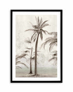 Tropic Palm II Art Print-PRINT-Olive et Oriel-PI Creative-A5 | 5.8" x 8.3" | 14.8 x 21cm-Black-With White Border-Buy-Australian-Art-Prints-Online-with-Olive-et-Oriel-Your-Artwork-Specialists-Austrailia-Decorate-With-Coastal-Photo-Wall-Art-Prints-From-Our-Beach-House-Artwork-Collection-Fine-Poster-and-Framed-Artwork
