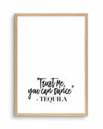 Trust me, you can dance Art Print-PRINT-Olive et Oriel-Olive et Oriel-A5 | 5.8" x 8.3" | 14.8 x 21cm-Oak-With White Border-Buy-Australian-Art-Prints-Online-with-Olive-et-Oriel-Your-Artwork-Specialists-Austrailia-Decorate-With-Coastal-Photo-Wall-Art-Prints-From-Our-Beach-House-Artwork-Collection-Fine-Poster-and-Framed-Artwork