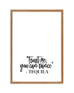 Trust me, you can dance Art Print-PRINT-Olive et Oriel-Olive et Oriel-50x70 cm | 19.6" x 27.5"-Walnut-With White Border-Buy-Australian-Art-Prints-Online-with-Olive-et-Oriel-Your-Artwork-Specialists-Austrailia-Decorate-With-Coastal-Photo-Wall-Art-Prints-From-Our-Beach-House-Artwork-Collection-Fine-Poster-and-Framed-Artwork
