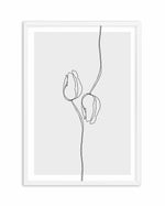 Tulip I | Illustration Art Print-PRINT-Olive et Oriel-Olive et Oriel-A5 | 5.8" x 8.3" | 14.8 x 21cm-White-With White Border-Buy-Australian-Art-Prints-Online-with-Olive-et-Oriel-Your-Artwork-Specialists-Austrailia-Decorate-With-Coastal-Photo-Wall-Art-Prints-From-Our-Beach-House-Artwork-Collection-Fine-Poster-and-Framed-Artwork