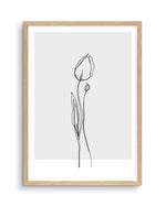 Tulip II | Illustration Art Print-PRINT-Olive et Oriel-Olive et Oriel-A5 | 5.8" x 8.3" | 14.8 x 21cm-Oak-With White Border-Buy-Australian-Art-Prints-Online-with-Olive-et-Oriel-Your-Artwork-Specialists-Austrailia-Decorate-With-Coastal-Photo-Wall-Art-Prints-From-Our-Beach-House-Artwork-Collection-Fine-Poster-and-Framed-Artwork