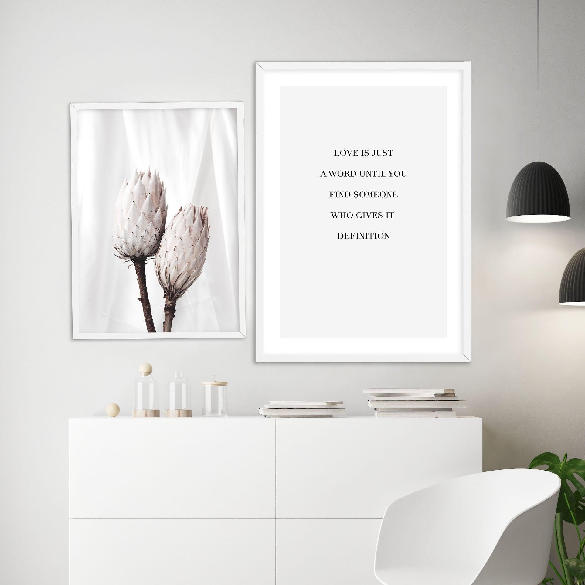 Twin Protea Art Print-PRINT-Olive et Oriel-Olive et Oriel-Buy-Australian-Art-Prints-Online-with-Olive-et-Oriel-Your-Artwork-Specialists-Austrailia-Decorate-With-Coastal-Photo-Wall-Art-Prints-From-Our-Beach-House-Artwork-Collection-Fine-Poster-and-Framed-Artwork