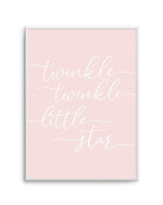 Twinkle Twinkle Little Star | 6 Colour Options Art Print-PRINT-Olive et Oriel-Olive et Oriel-A5 | 5.8" x 8.3" | 14.8 x 21cm-Black-With White Border-Buy-Australian-Art-Prints-Online-with-Olive-et-Oriel-Your-Artwork-Specialists-Austrailia-Decorate-With-Coastal-Photo-Wall-Art-Prints-From-Our-Beach-House-Artwork-Collection-Fine-Poster-and-Framed-Artwork