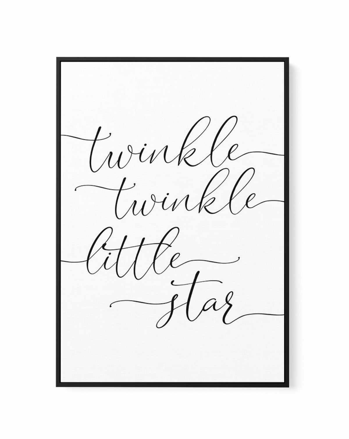 Twinkle Twinkle Little Star | 6 Colour Options | Framed Canvas-CANVAS-You can shop wall art online with Olive et Oriel for everything from abstract art to fun kids wall art. Our beautiful modern art prints and canvas art are available from large canvas prints to wall art paintings and our proudly Australian artwork collection offers only the highest quality framed large wall art and canvas art Australia - You can buy fashion photography prints or Hampton print posters and paintings on canvas fro