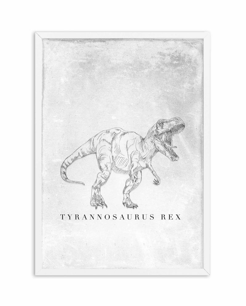 Tyrannosaurus Rex PT | Dinosaur Collection Art Print-PRINT-Olive et Oriel-Olive et Oriel-A5 | 5.8" x 8.3" | 14.8 x 21cm-White-With White Border-Buy-Australian-Art-Prints-Online-with-Olive-et-Oriel-Your-Artwork-Specialists-Austrailia-Decorate-With-Coastal-Photo-Wall-Art-Prints-From-Our-Beach-House-Artwork-Collection-Fine-Poster-and-Framed-Artwork