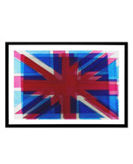 Union Jack Abstract Art Print-PRINT-Olive et Oriel-Olive et Oriel-A5 | 5.8" x 8.3" | 14.8 x 21cm-Black-With White Border-Buy-Australian-Art-Prints-Online-with-Olive-et-Oriel-Your-Artwork-Specialists-Austrailia-Decorate-With-Coastal-Photo-Wall-Art-Prints-From-Our-Beach-House-Artwork-Collection-Fine-Poster-and-Framed-Artwork
