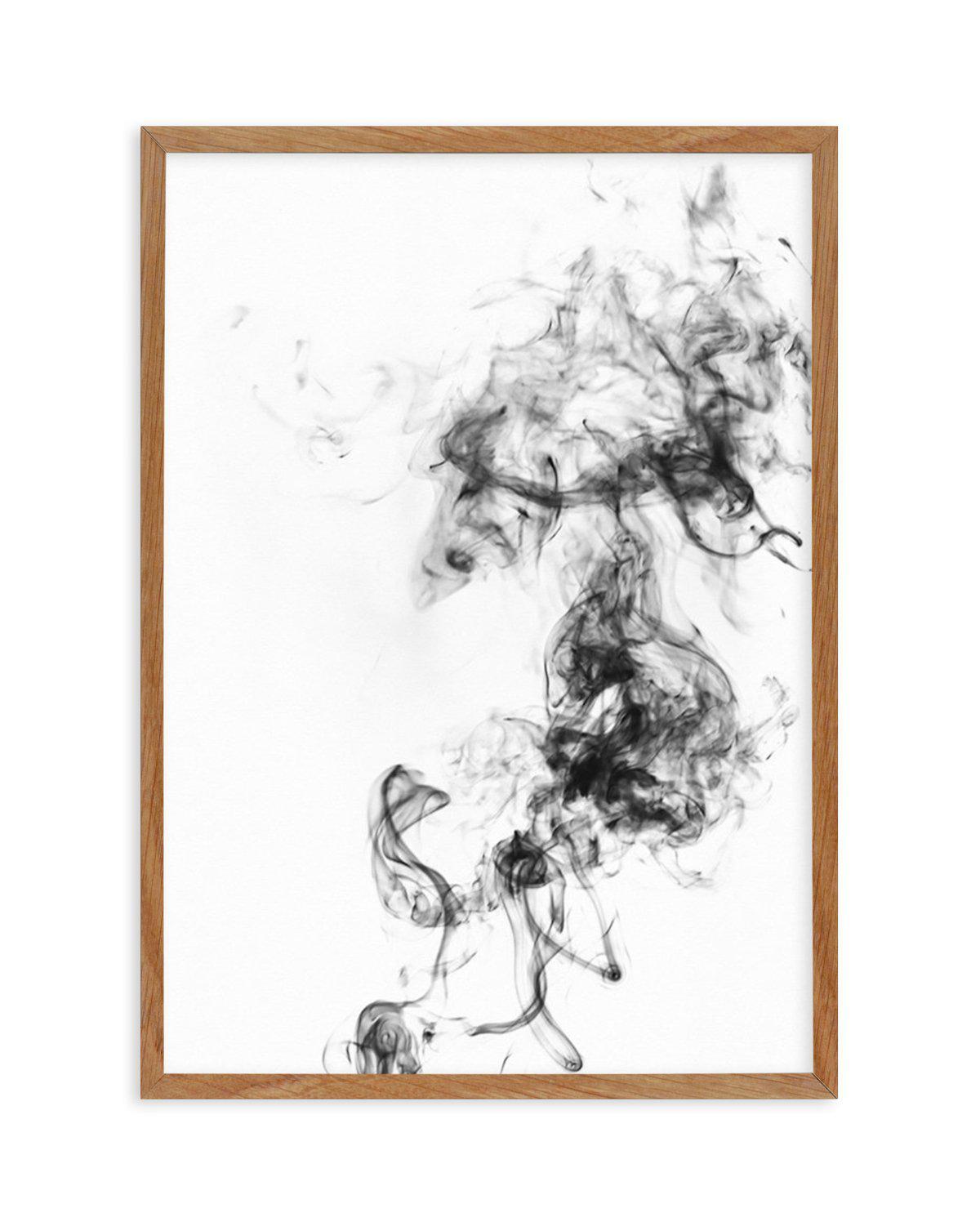 Vapour I Art Print-PRINT-Olive et Oriel-Olive et Oriel-50x70 cm | 19.6" x 27.5"-Walnut-With White Border-Buy-Australian-Art-Prints-Online-with-Olive-et-Oriel-Your-Artwork-Specialists-Austrailia-Decorate-With-Coastal-Photo-Wall-Art-Prints-From-Our-Beach-House-Artwork-Collection-Fine-Poster-and-Framed-Artwork