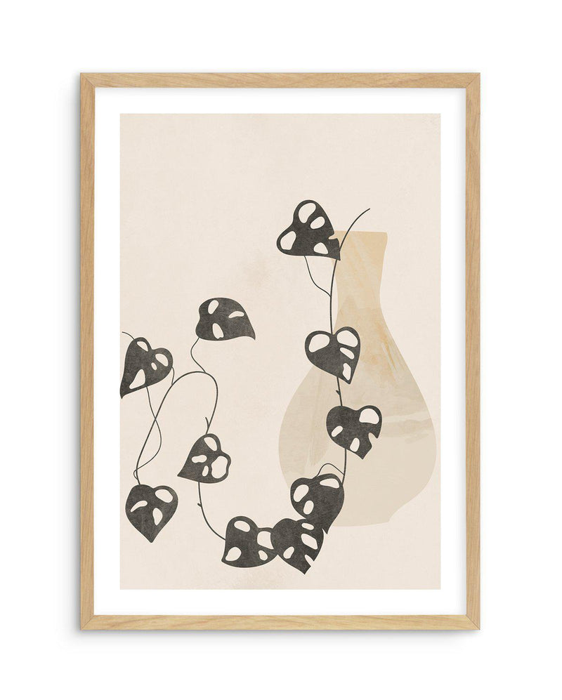 Vase No I Art Print-PRINT-Olive et Oriel-Olive et Oriel-A5 | 5.8" x 8.3" | 14.8 x 21cm-Oak-With White Border-Buy-Australian-Art-Prints-Online-with-Olive-et-Oriel-Your-Artwork-Specialists-Austrailia-Decorate-With-Coastal-Photo-Wall-Art-Prints-From-Our-Beach-House-Artwork-Collection-Fine-Poster-and-Framed-Artwork