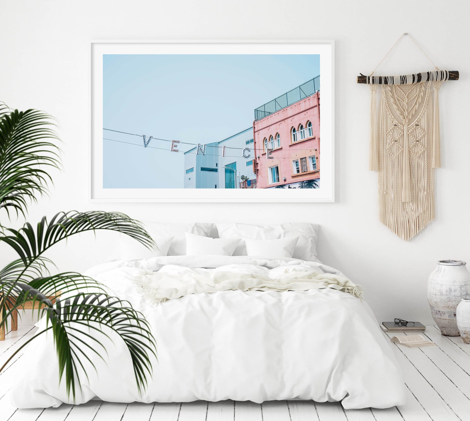 Venice Beach Sign I | LS Art Print-PRINT-Olive et Oriel-Olive et Oriel-Buy-Australian-Art-Prints-Online-with-Olive-et-Oriel-Your-Artwork-Specialists-Austrailia-Decorate-With-Coastal-Photo-Wall-Art-Prints-From-Our-Beach-House-Artwork-Collection-Fine-Poster-and-Framed-Artwork