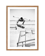 Venice Skate Park III Art Print-PRINT-Olive et Oriel-Olive et Oriel-50x70 cm | 19.6" x 27.5"-Walnut-With White Border-Buy-Australian-Art-Prints-Online-with-Olive-et-Oriel-Your-Artwork-Specialists-Austrailia-Decorate-With-Coastal-Photo-Wall-Art-Prints-From-Our-Beach-House-Artwork-Collection-Fine-Poster-and-Framed-Artwork