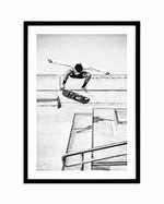 Venice Skate Park III Art Print-PRINT-Olive et Oriel-Olive et Oriel-A4 | 8.3" x 11.7" | 21 x 29.7cm-Black-With White Border-Buy-Australian-Art-Prints-Online-with-Olive-et-Oriel-Your-Artwork-Specialists-Austrailia-Decorate-With-Coastal-Photo-Wall-Art-Prints-From-Our-Beach-House-Artwork-Collection-Fine-Poster-and-Framed-Artwork