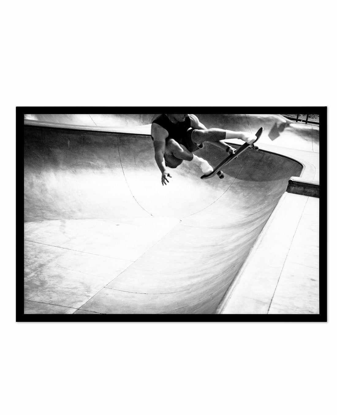 Venice Skate Park VII Art Print-PRINT-Olive et Oriel-Olive et Oriel-A4 | 8.3" x 11.7" | 21 x 29.7cm-Black-With White Border-Buy-Australian-Art-Prints-Online-with-Olive-et-Oriel-Your-Artwork-Specialists-Austrailia-Decorate-With-Coastal-Photo-Wall-Art-Prints-From-Our-Beach-House-Artwork-Collection-Fine-Poster-and-Framed-Artwork